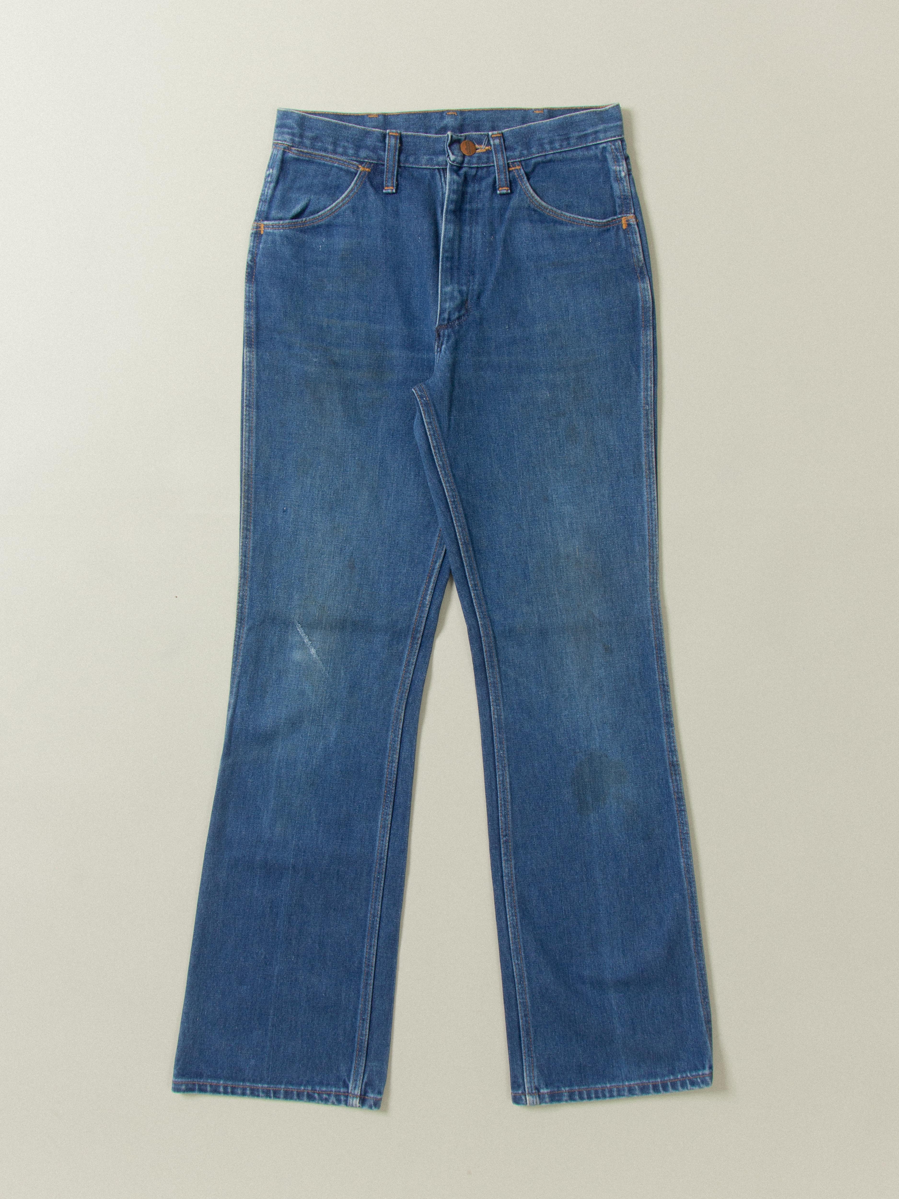 Vtg Wrangler Boot Cut Jeans - Made in USA (29x36)