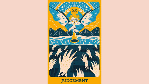 Judgement Major Arcana Tarot Card design.