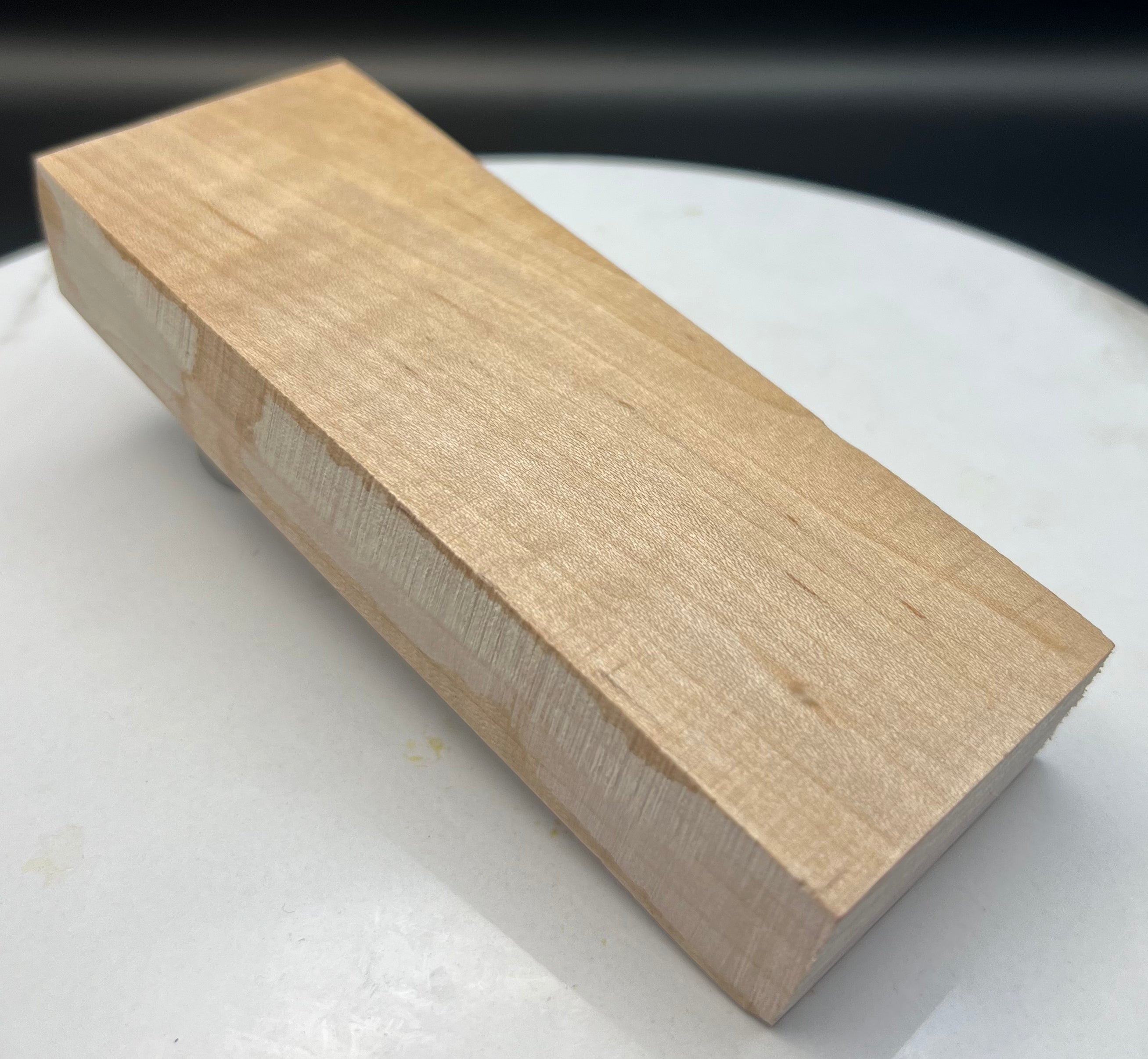 Stabilized Curly Maple Block
