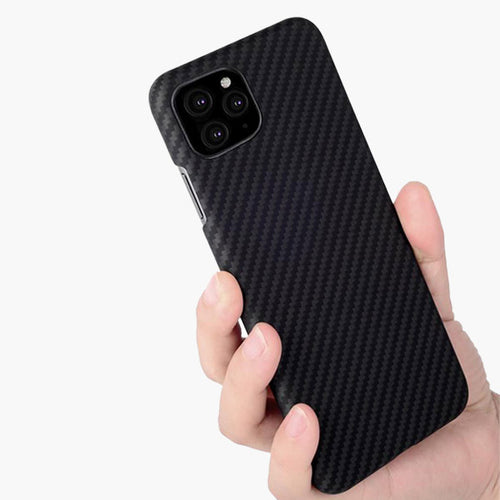 Grippy Phone Case Carbon Fiber AraMag Pur Carbon Aramid