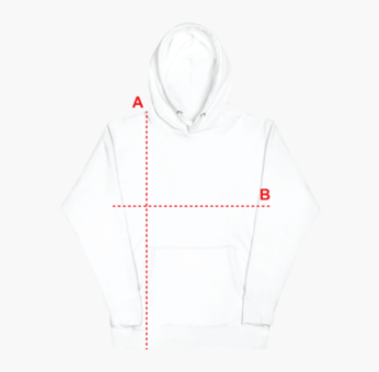 Size Chart Hoodie - How to measure