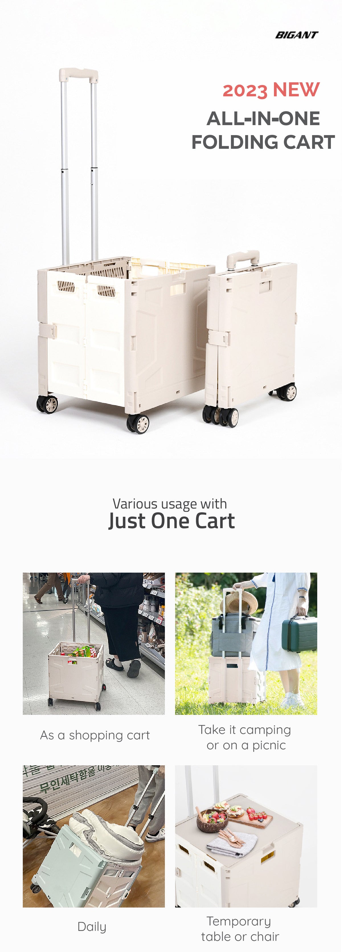 All-in-on Foldable Shopping Cart – IDS Trading Australia Pty Ltd
