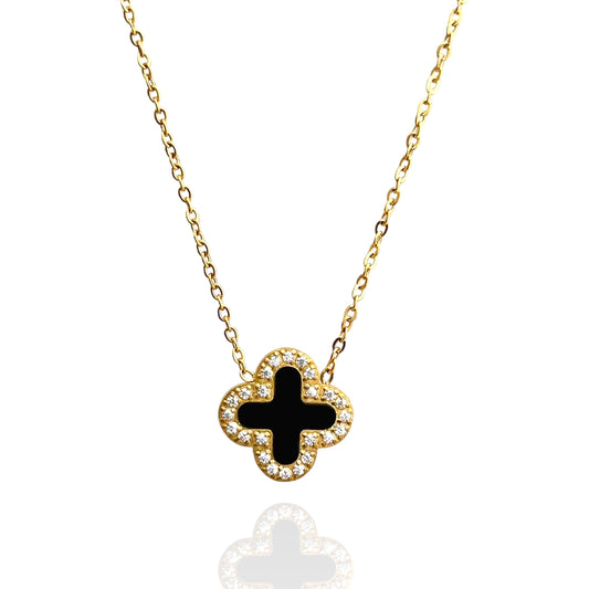 Luxe Clover Reversible Necklace