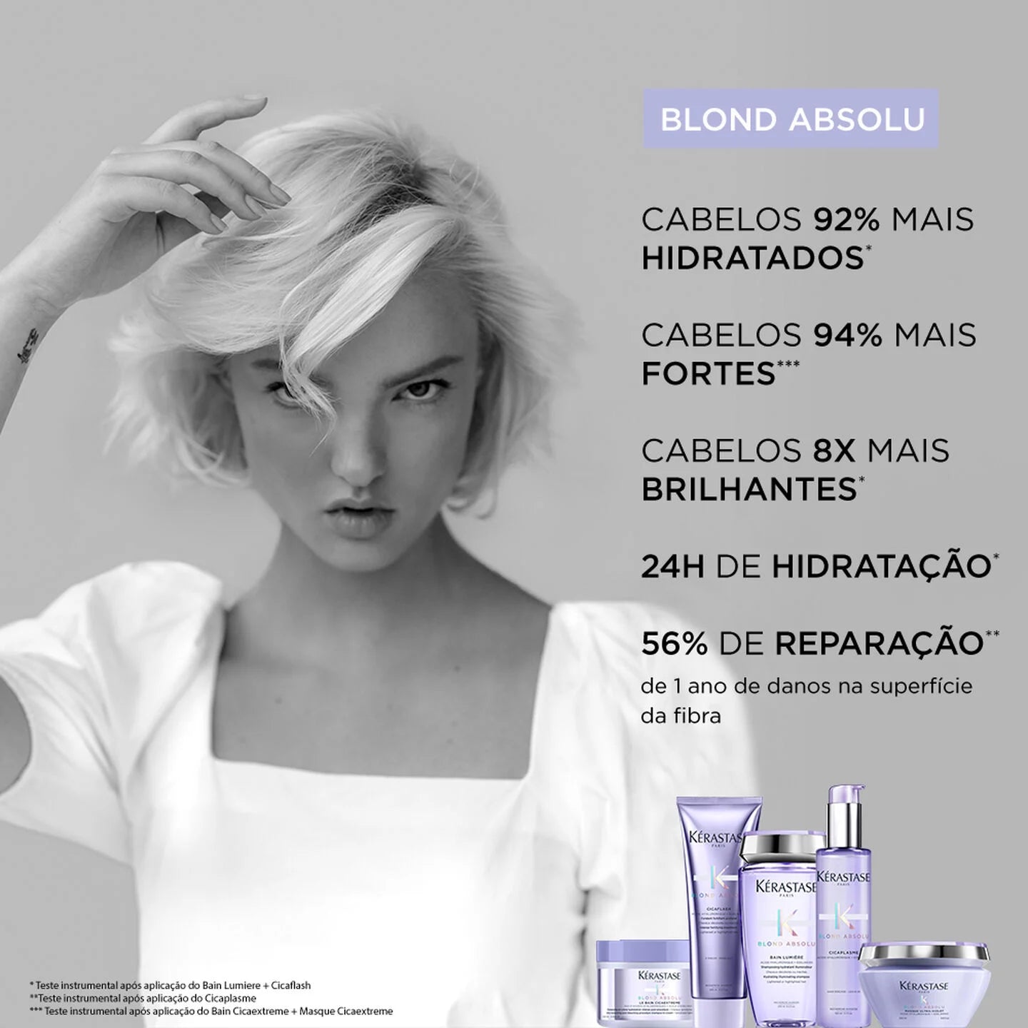Kit Kérastase Blond Absolu Shampoo e Condicionador para Cabelos Loiros 3