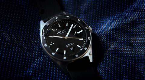 Sternglas Watch on Rubber Watch Strap