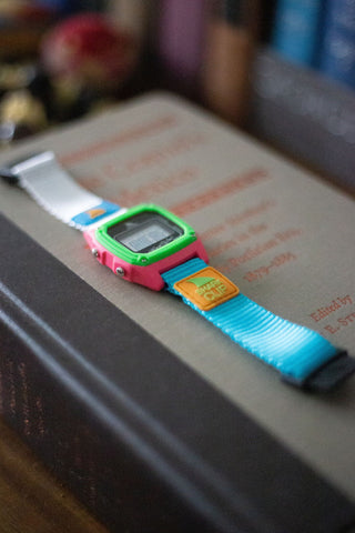 Shark Watch with Colourful Watch Band