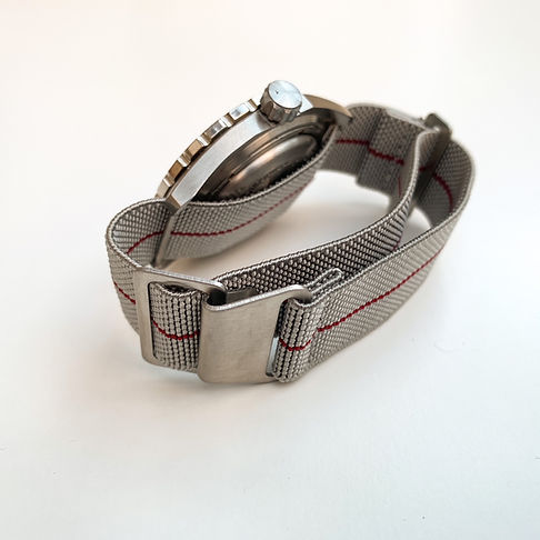 Close buckle on Marine Nationale watch strap