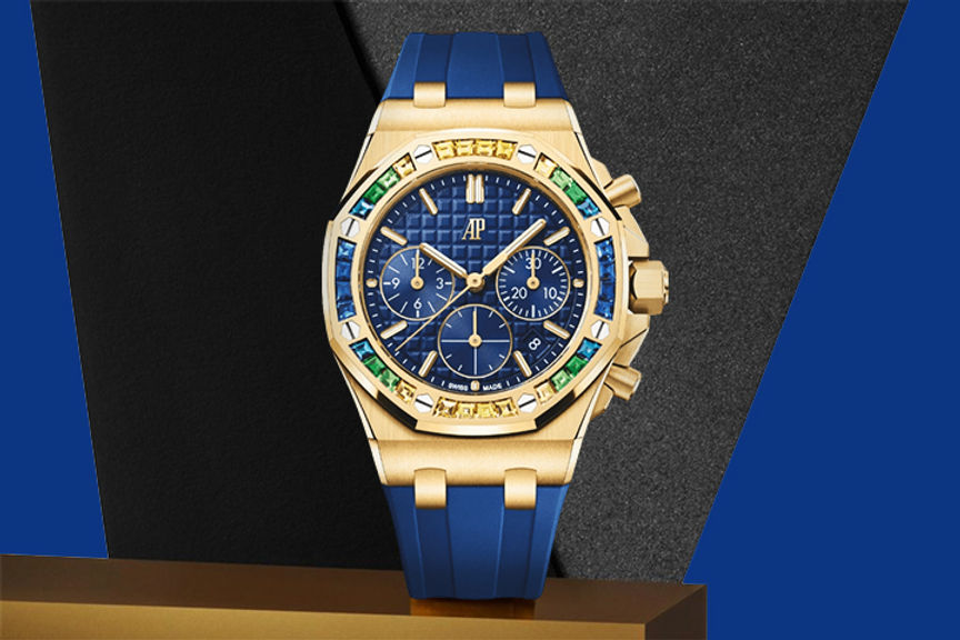 Royal Oak Offshore ‘Yellow Gold Version with Blue Dial’