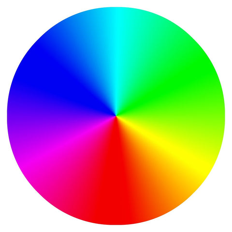 Colour Wheel used to match shoe colour with watch strap colour