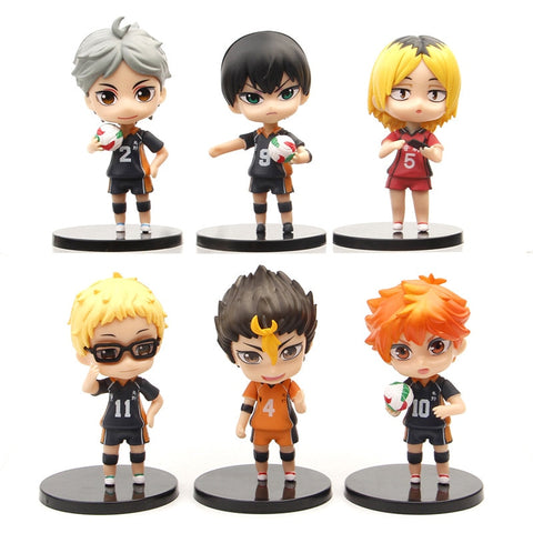 Miniaturas Dos Personagens De Haikyuu