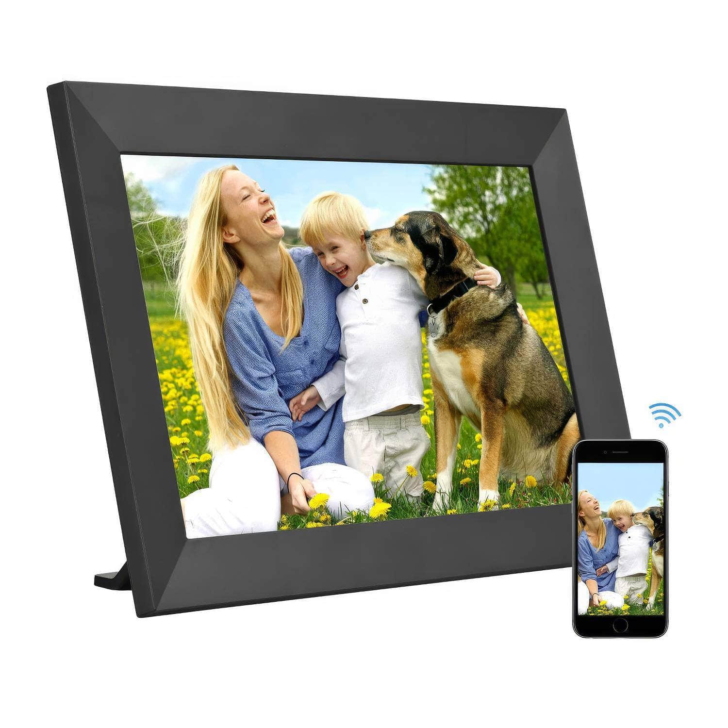 Andoer 10.1-inch smart WiFi digital picture frame: HD IPS touch screen