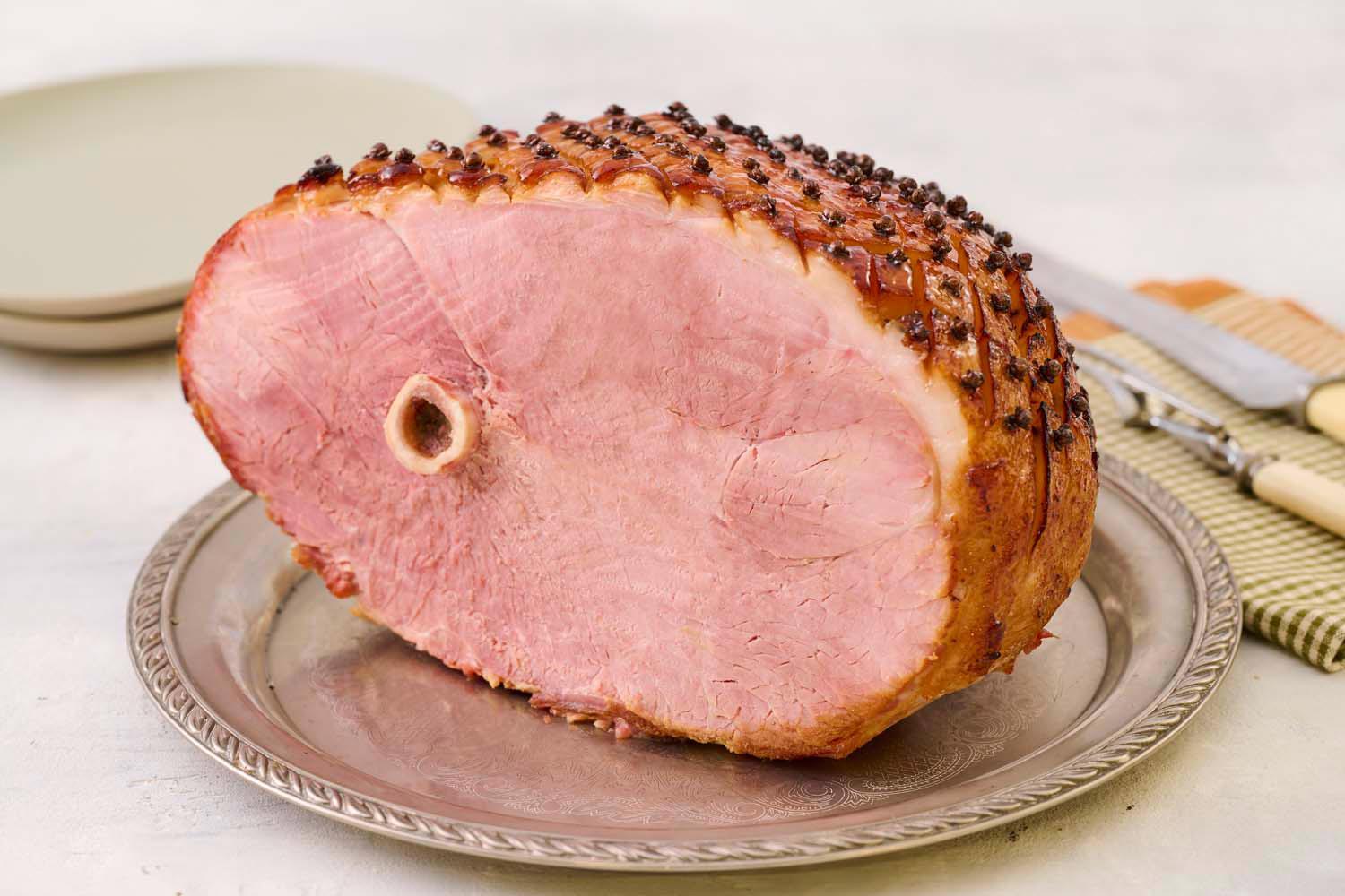 half bone in ham