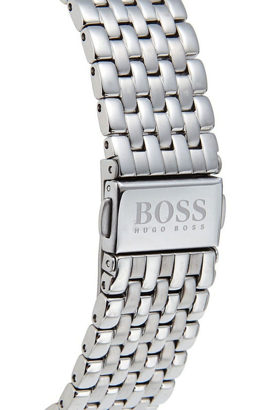 hugo boss watch mens silver