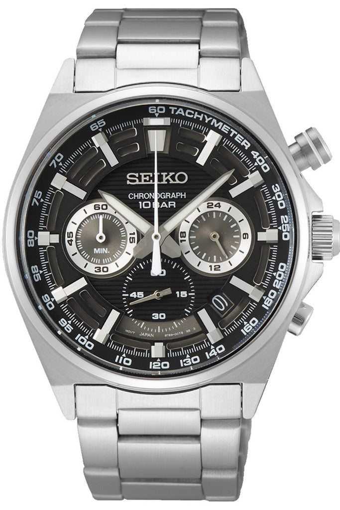 Buy Seiko SSB397P1 Conceptual Series Sports Chronograph Black Dial Quartz Men's  Watch
