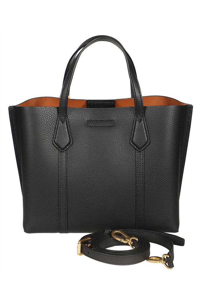 Tory Burch Small Perry Triple-Compartment Tote Bag - 81928 - Black