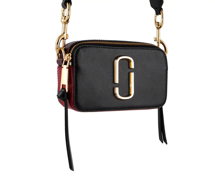 The Snapshot Small Camera Bag Black/Red  Womens Marc Jacobs (The) Bags -  Shesaharriette