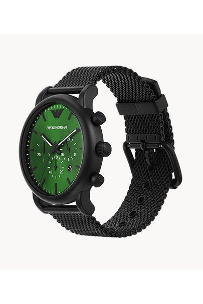 Buy Emporio Armani Men's Quartz Stainless Steel Green Dial 46mm Watch  AR11470