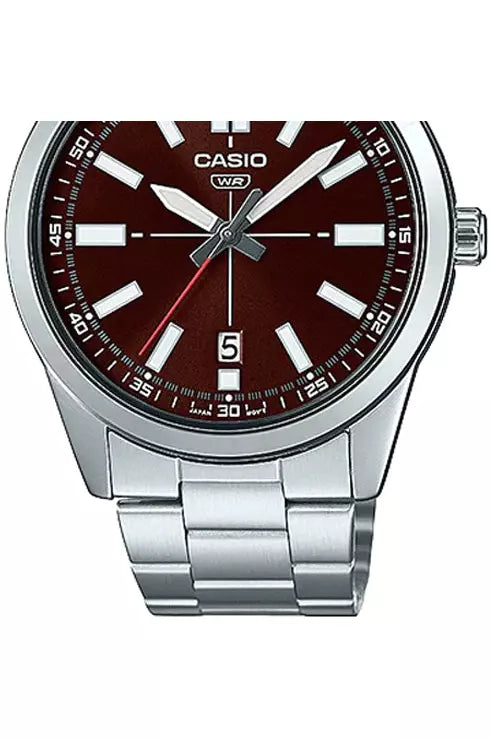 Buy Casio MTP-VD02D-5E Classic Brown Dial Men's Wrist Watch