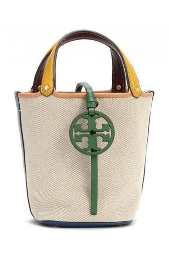 Tory Burch Miller Canvas Mini Bucket Bag 75436 | HIGH STREET PAKISTAN