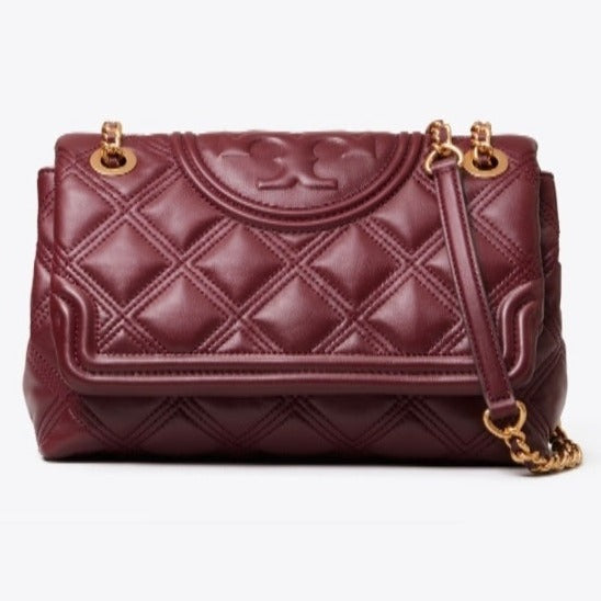 Buy Tory Burch Fleming Soft Convertible Shoulder Medium Bag - Claret