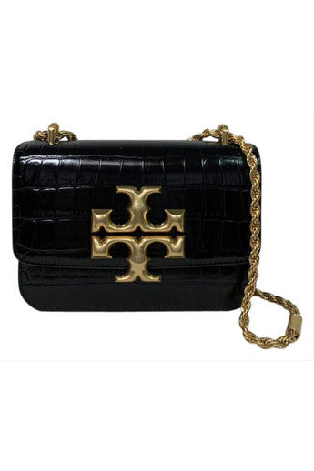 Tory Burch Eleanor Small Bag - Black Crocodile | HIGH STREET PAKISTAN