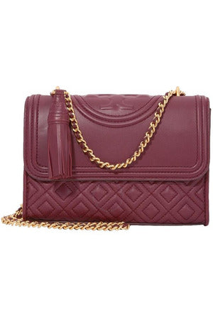 Tory Burch burgundy handbag 