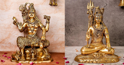 shivratri special statue, shiva statue, brass shiva statue