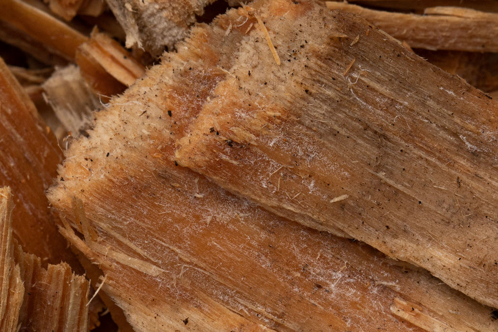 Wood fibers.