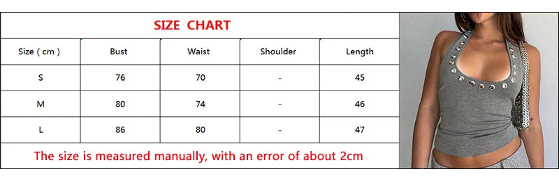 GETADME 2025 Summer Ribbd Halyer Sleeveless Backless Ladies Streetwear U Neck Crop Top Solid Skinny Hot Sexy Tank Top Clubwear Women