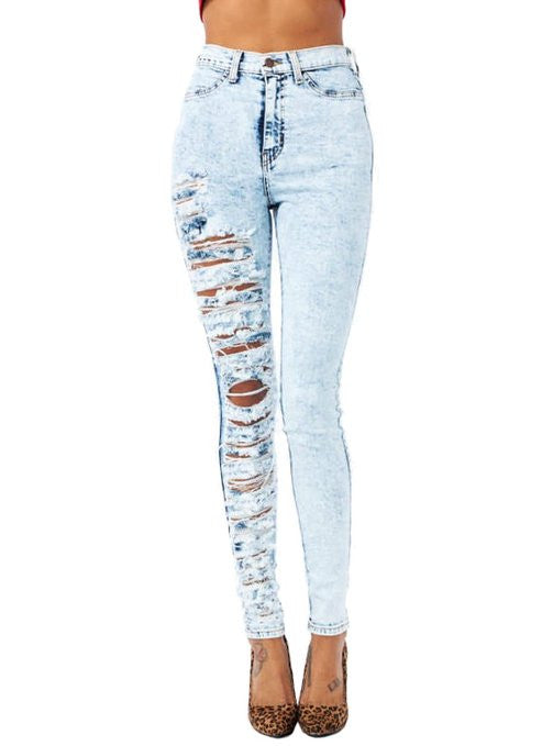 women's acid wash jeans