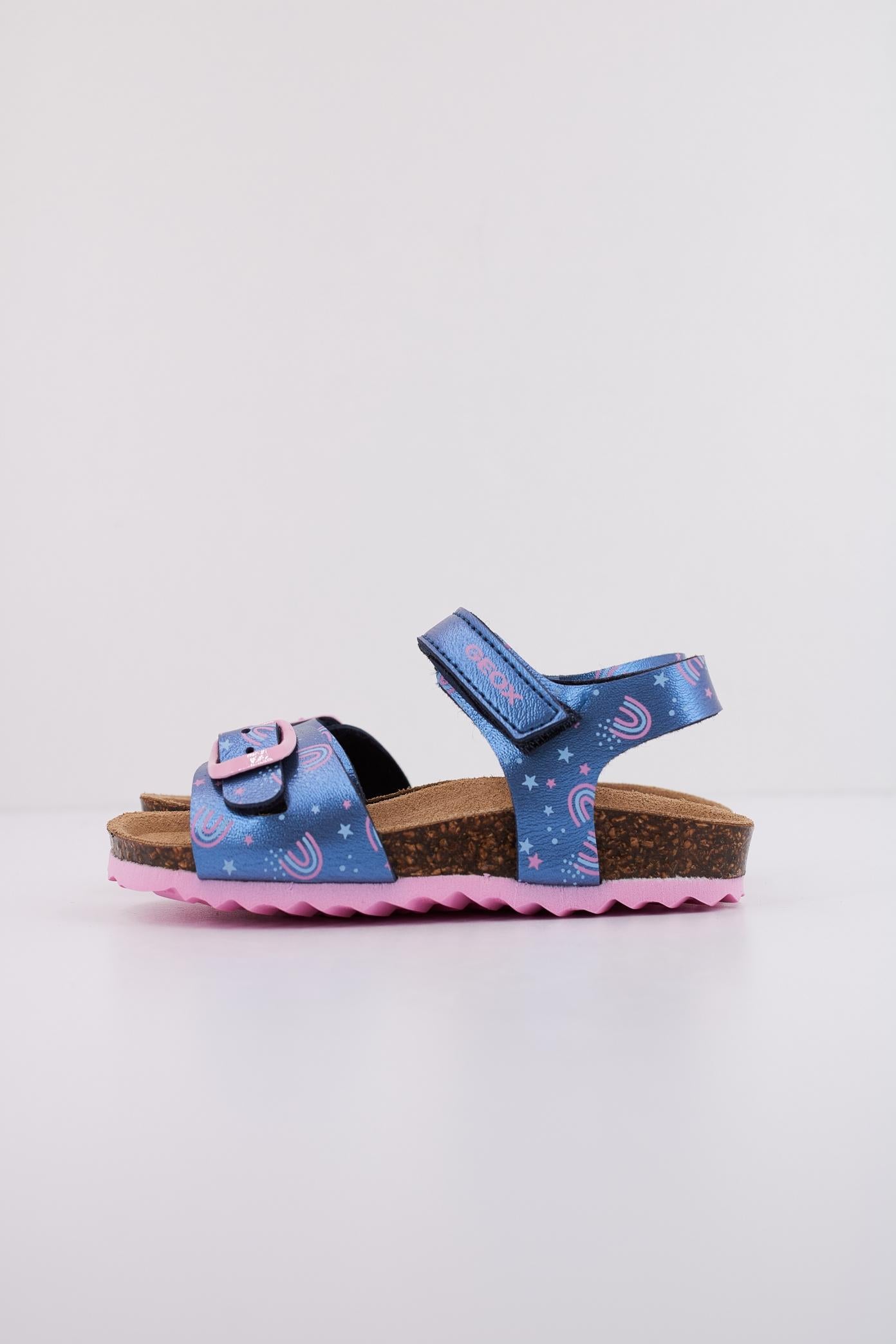 GEOX B SANDAL CHALKI GIRL en color AZUL  (1)