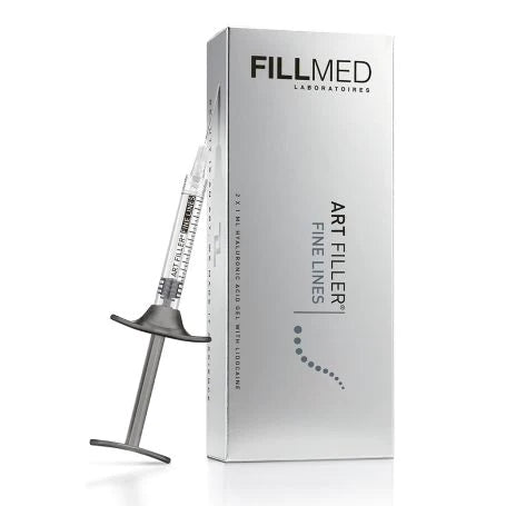 Fillmed art filler fine lines a base di acido ialuronico reticolato e lidocaina per rughe sottili e superficiali 2 siringhe da 1 ml