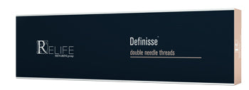 Definisse double needle threads 12 cm fili di trazione confezionati singolarmente 6 pezzi