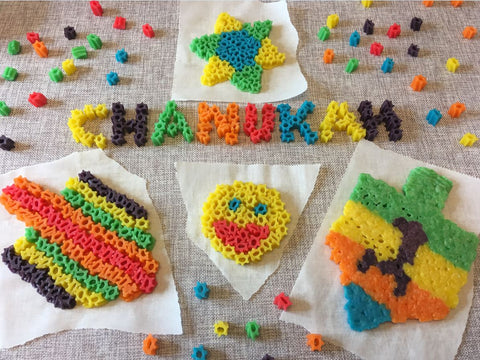 Edible Chanukah Perler Beads