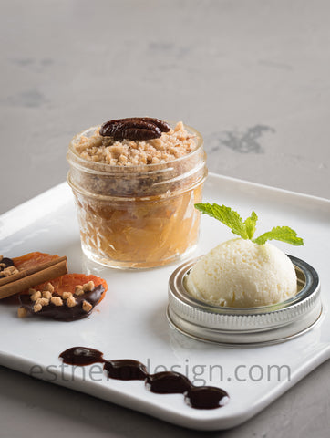 apple pie in jar