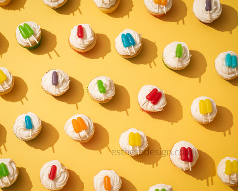 Ice pop cup cakes