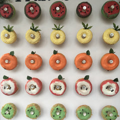 Fruit Donuts Close Up