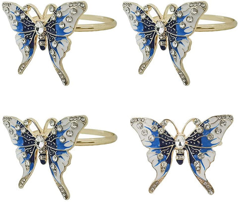 butterfly napkin rings