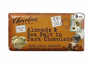 Chocolove Almond and Sea Salt Dark Chocolate