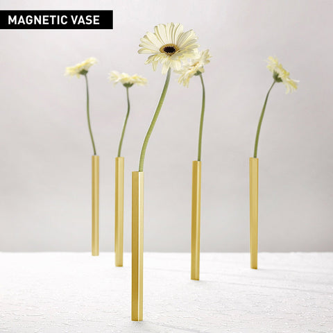 magnetic aluminum vase