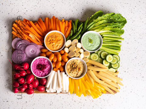 Rainbow Charcuterie Board