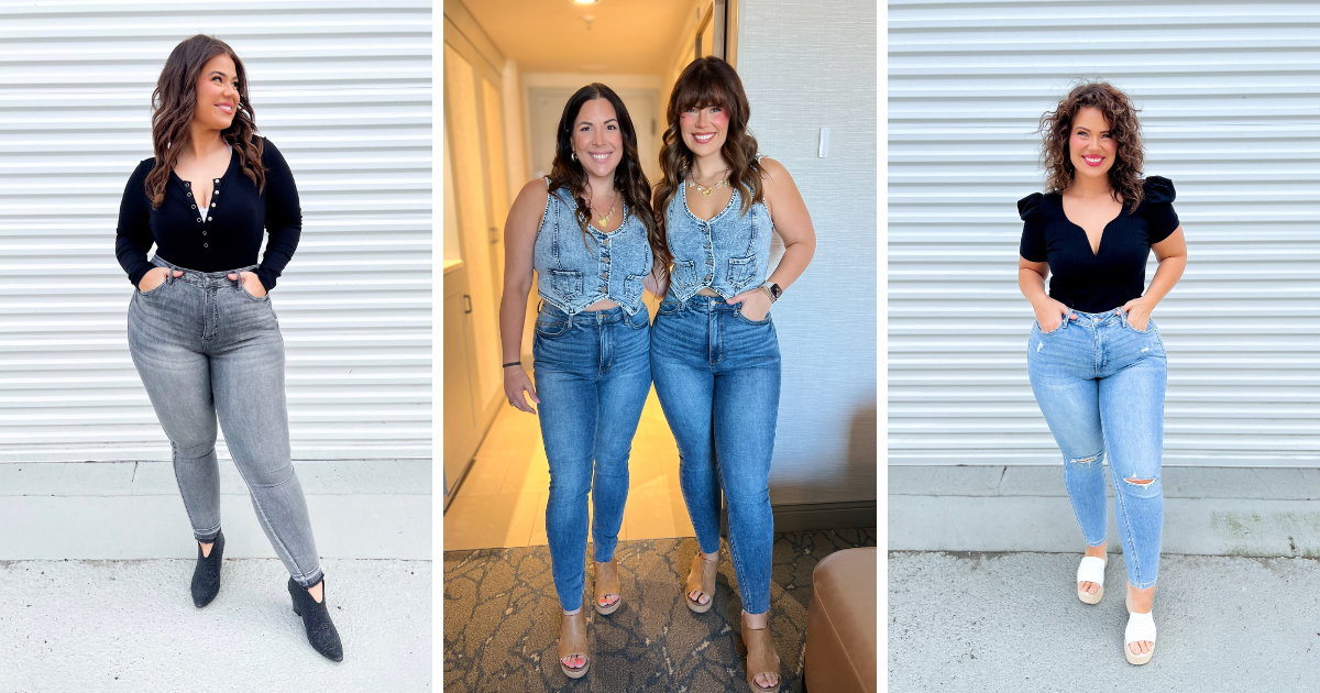 Shop All Judy Blue Tummy Control Jeans at Heathered Boho Boutique