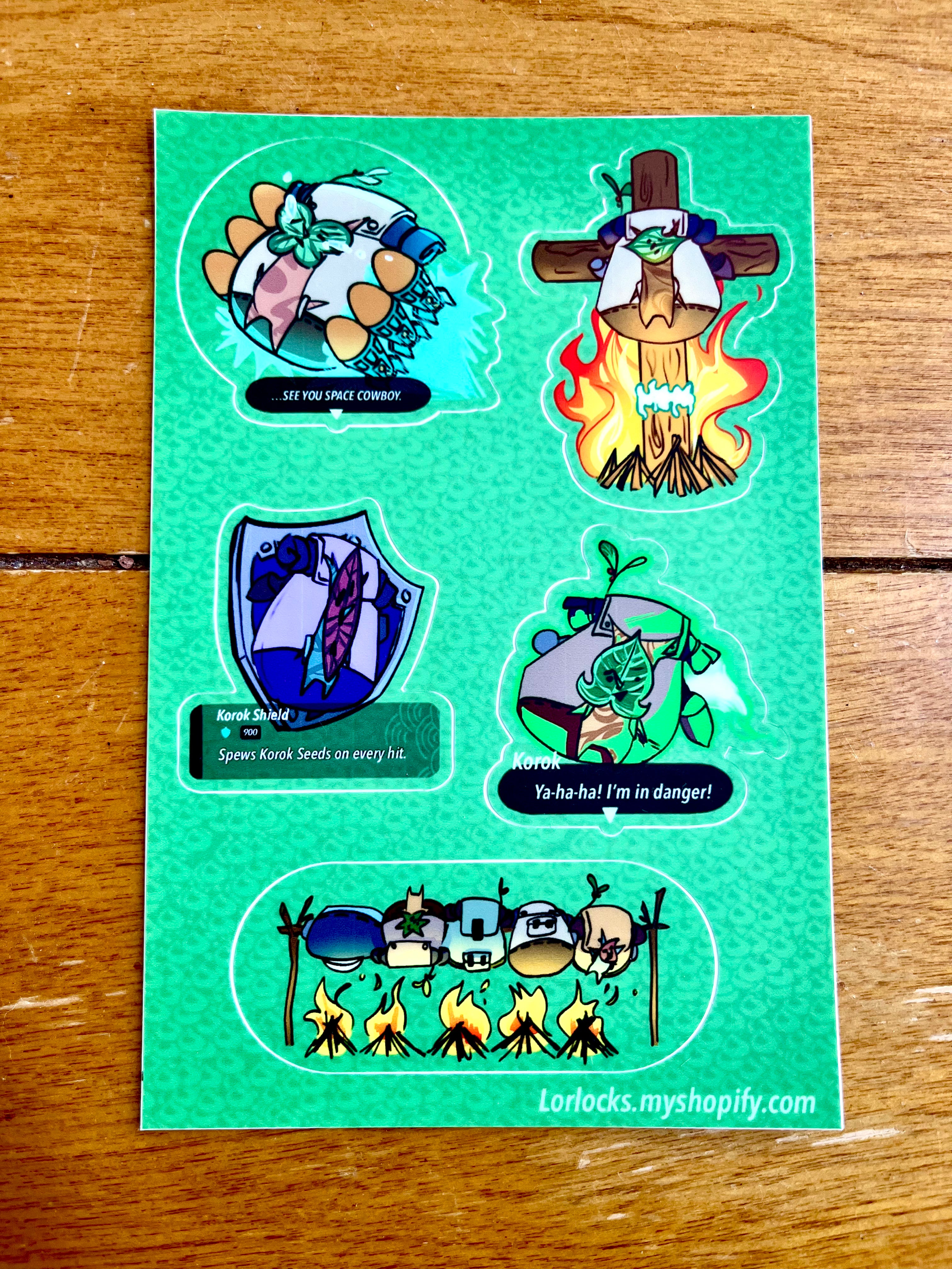 TOTK Korok Sticker Sheet