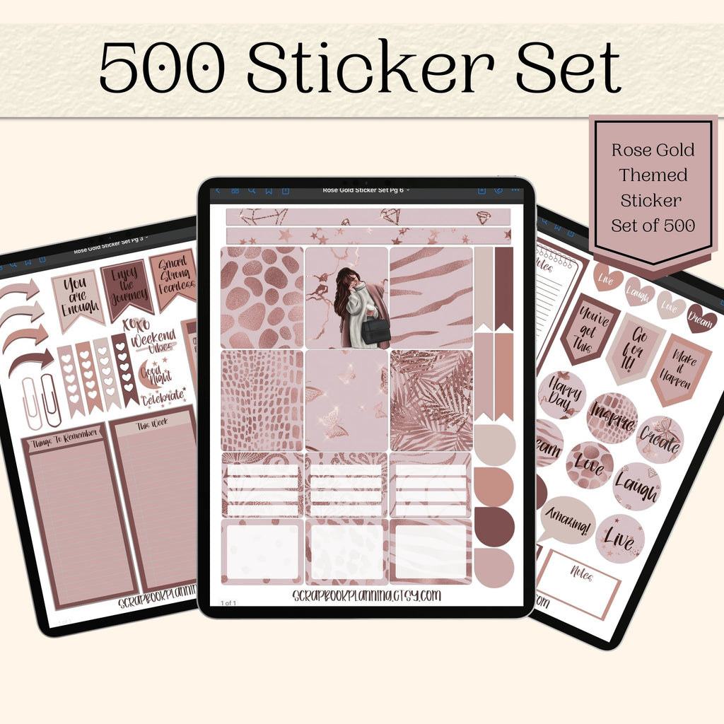 Digital Self-Care Sticker Book