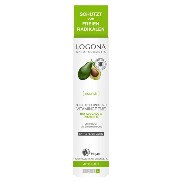 Logona Zellerneuernde 24H Vitamincreme Bio 30ml