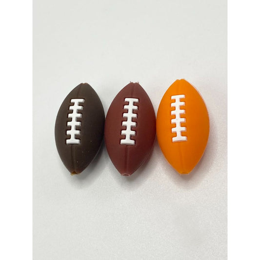 Raider Football Sports Silicone Focal Beads – Beadable Bliss