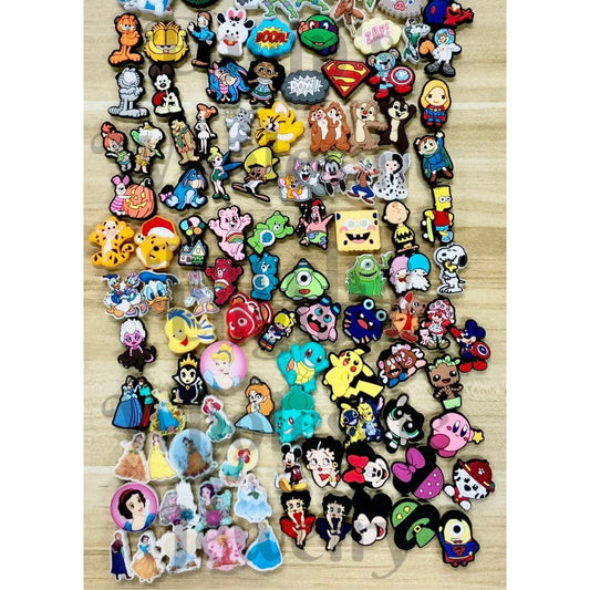 Cartoon Stitc Random Mix Silicone Focal Beads - READ DESCRIPTION