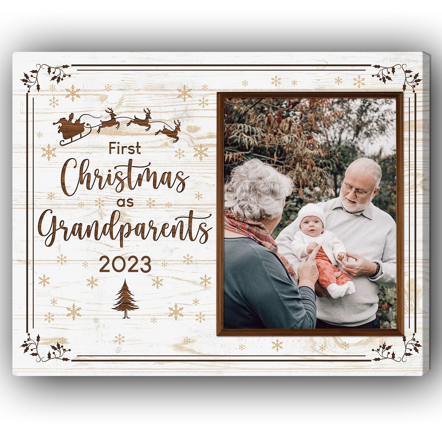 My First Christmas as a Grandma - Personalized First Christmas gift Fo – My  Mindful Gifts