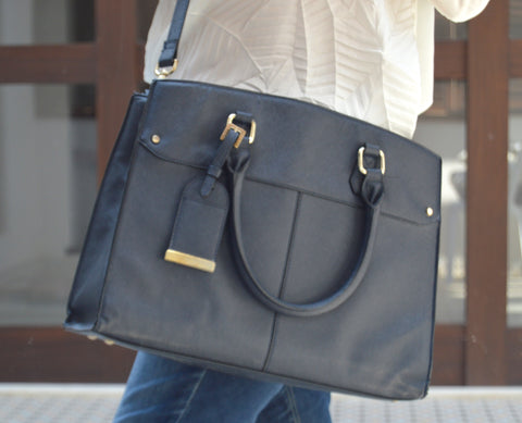 Accessorize PU Navy Tote