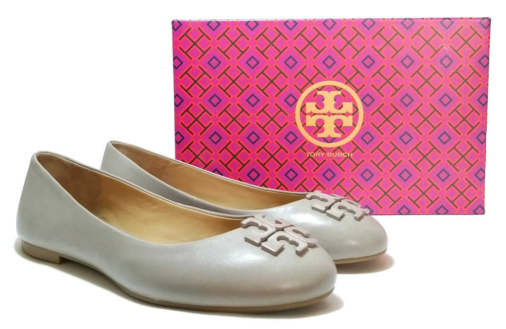 Tory Burch Grey Lowell Ballet Flats Brand New Secret Stash